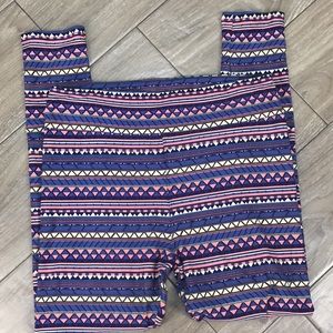 LuLaRoe tall and curvy Aztec print leggings